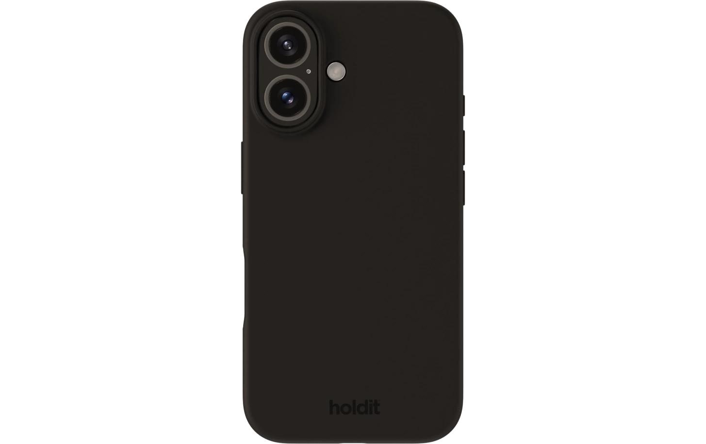 Holdit – Backcover – für Apple iPhone 16 Plus – Schwarz – Silikon