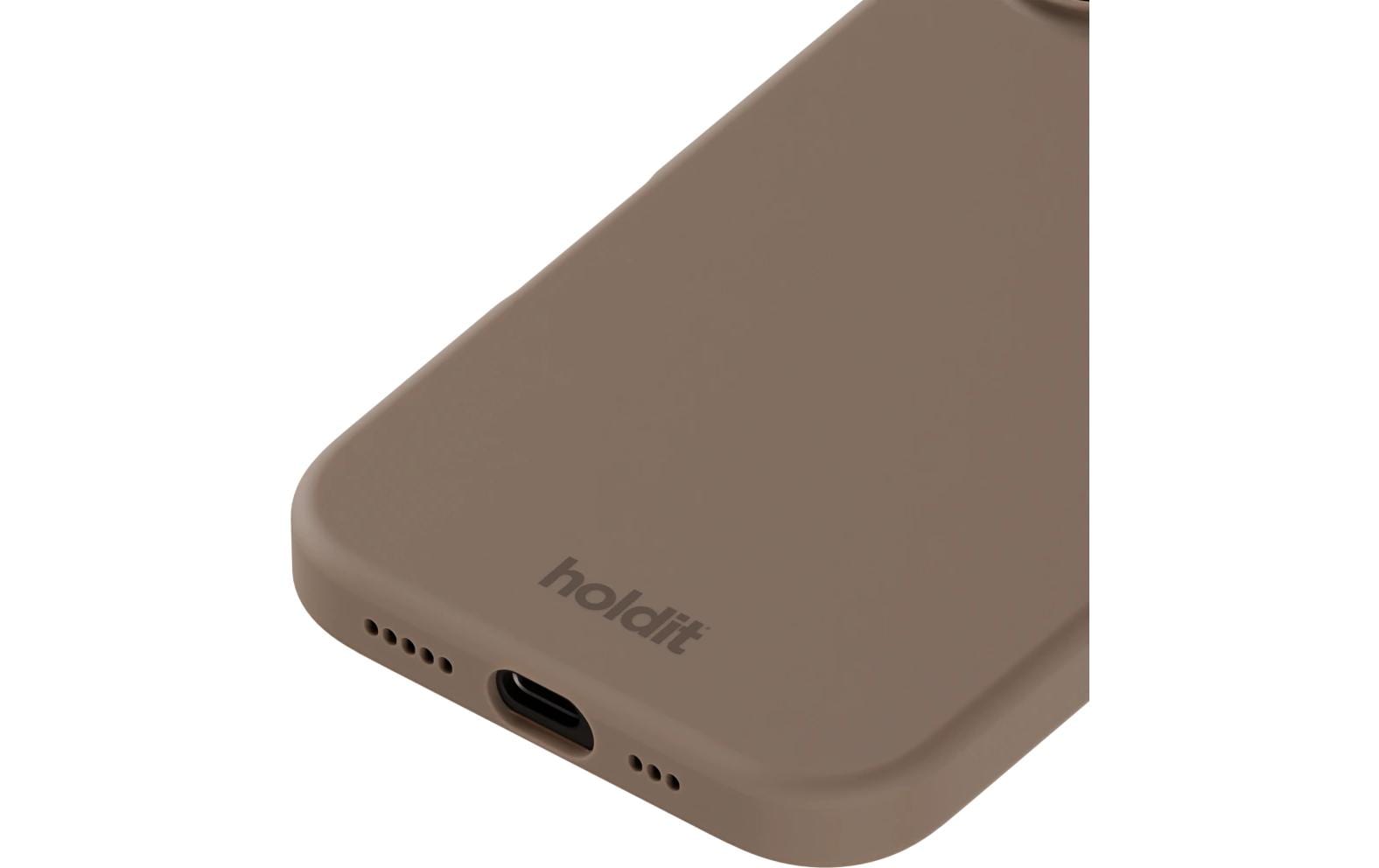 Holdit – Backcover – für Apple iPhone 16 Plus – braun – Silikon