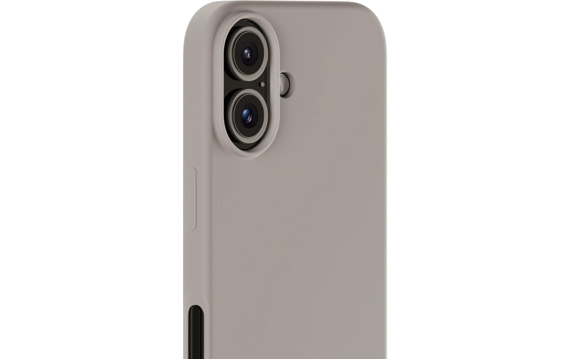 Holdit Backcover – für Apple iPhone 16, Silikon, Taupe