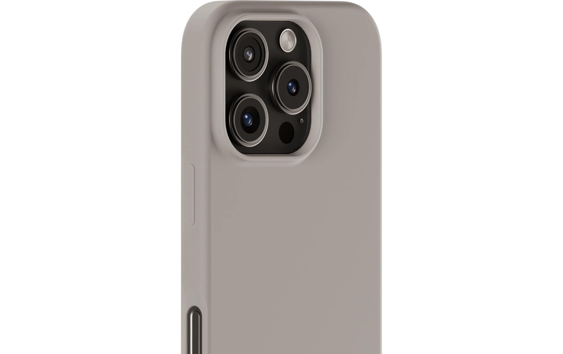 Holdit – Backcover – für Apple iPhone 16 Pro Max – Taupe – Silikon
