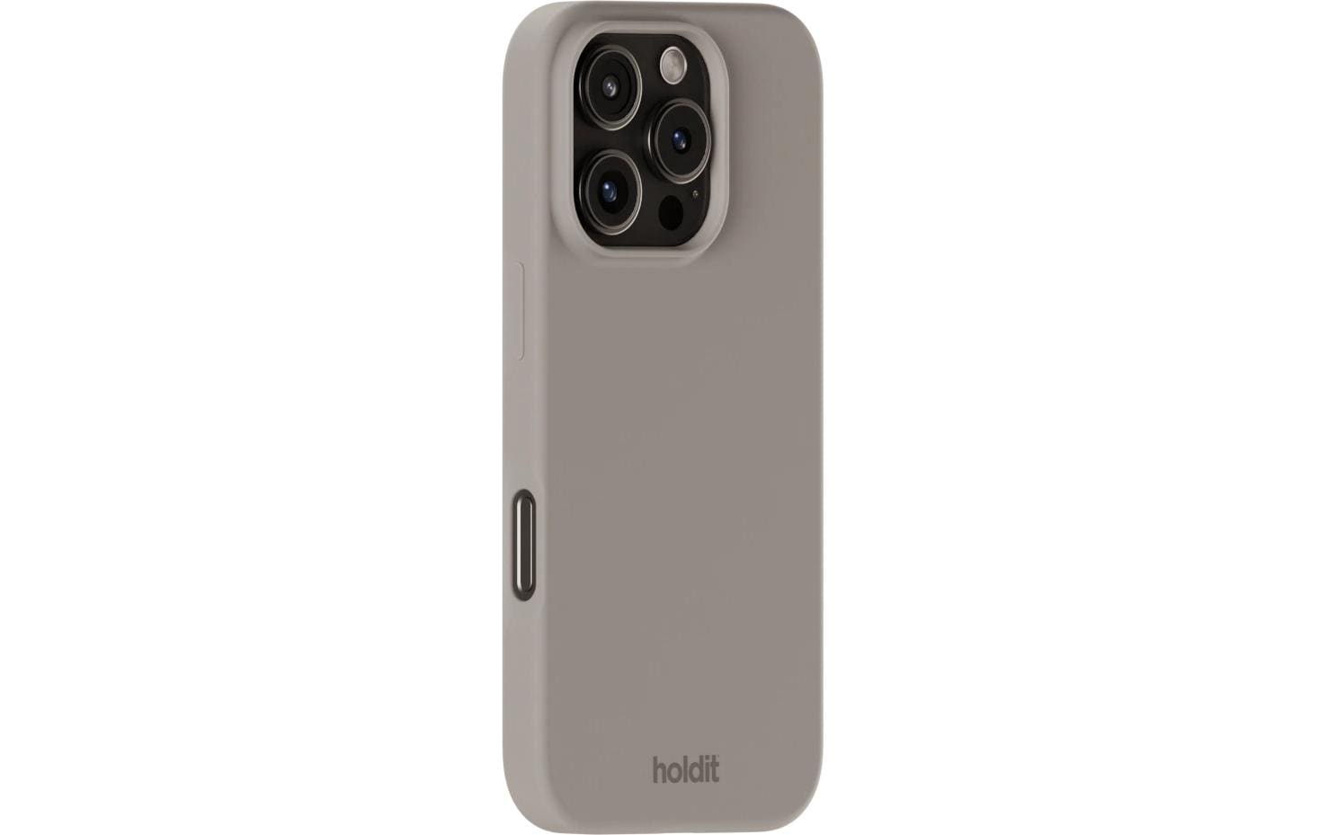 Holdit – Backcover – für Apple iPhone 16 Pro Max – Taupe – Silikon