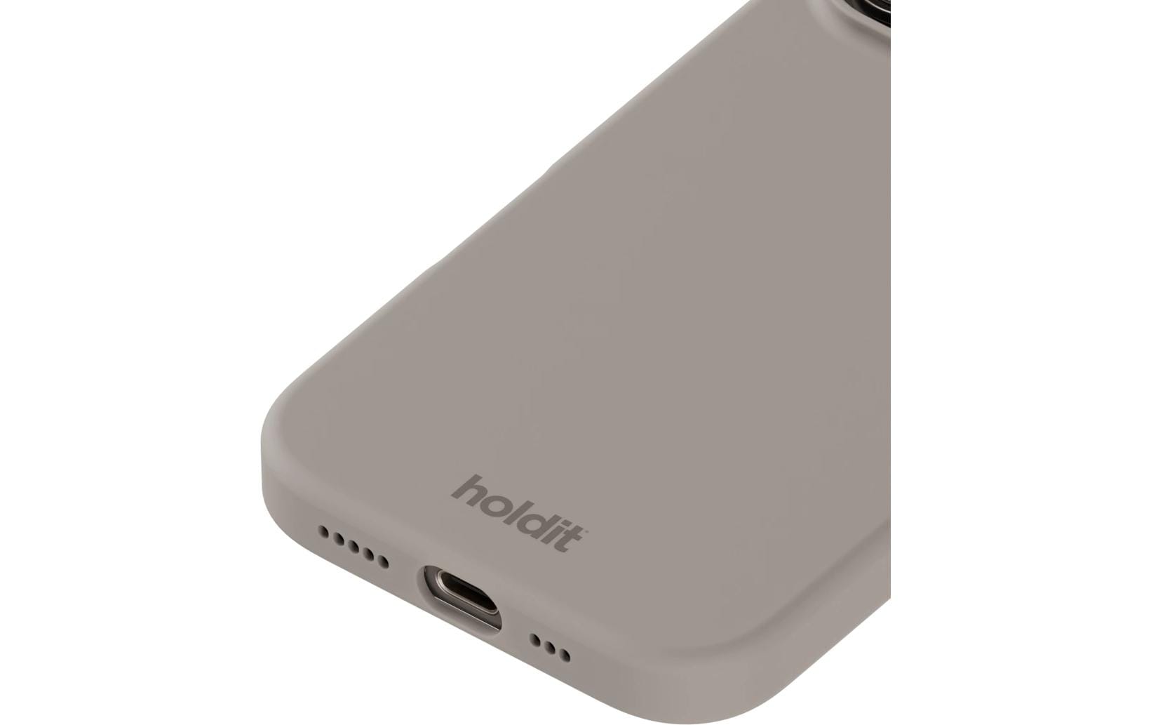 Holdit – Backcover – für Apple iPhone 16 Pro Max – Taupe – Silikon
