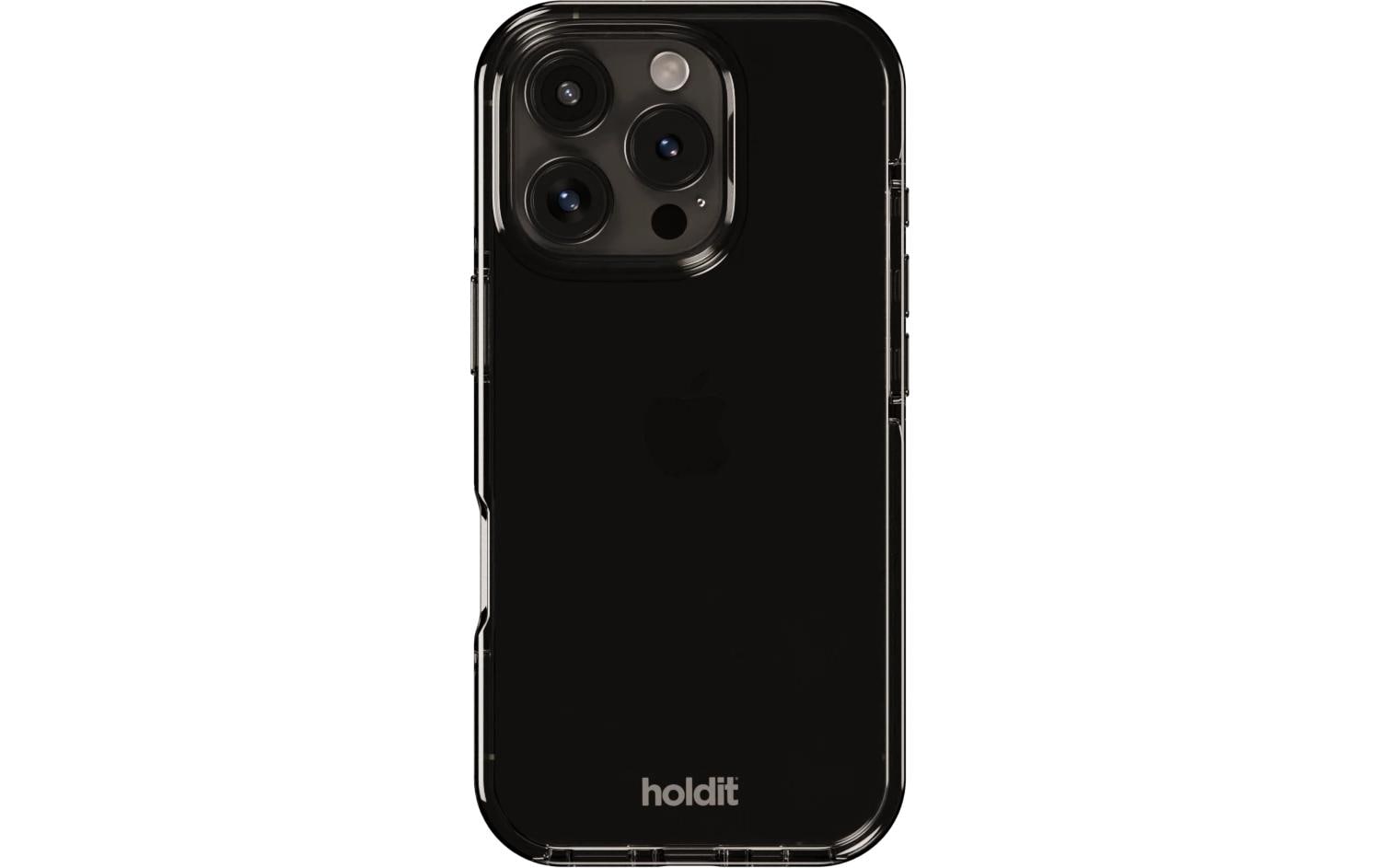 Holdit – Backcover – für Apple iPhone 16 Pro Max – schwarz – TPU