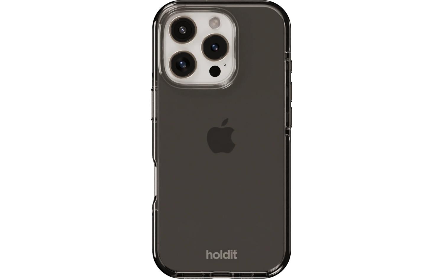 Holdit – Backcover – für Apple iPhone 16 Pro Max – schwarz – TPU