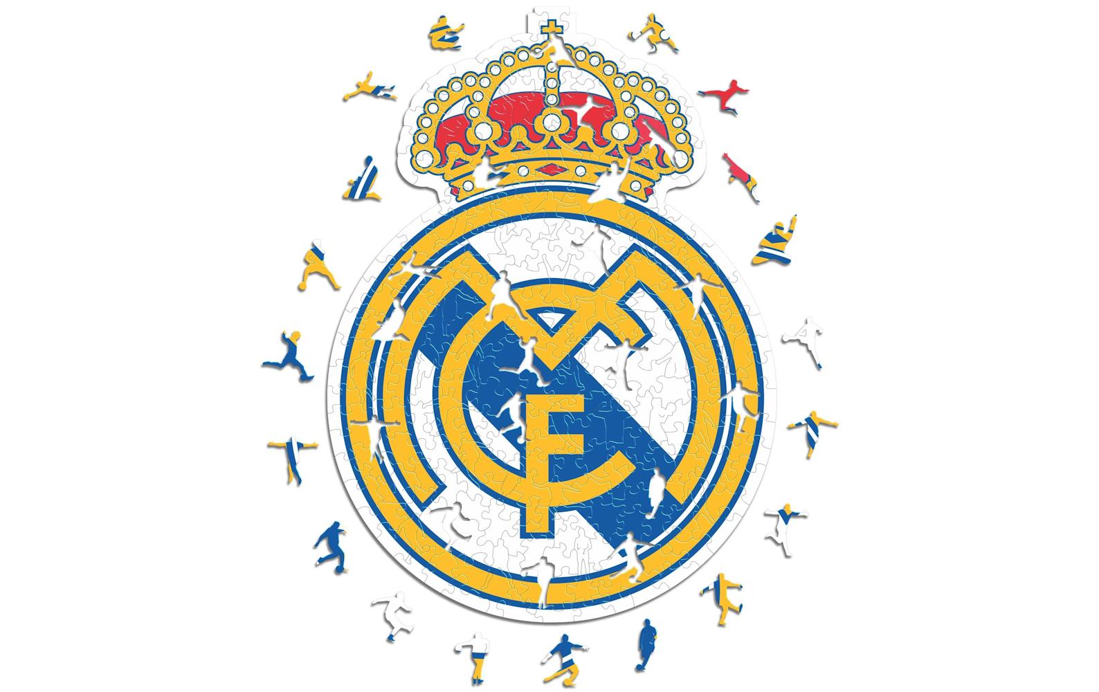 Iconic Puzzles Puzzle Real Madrid CF Logo – 270 Teile – 30,0 × 41,0 cm – ab 10 J.