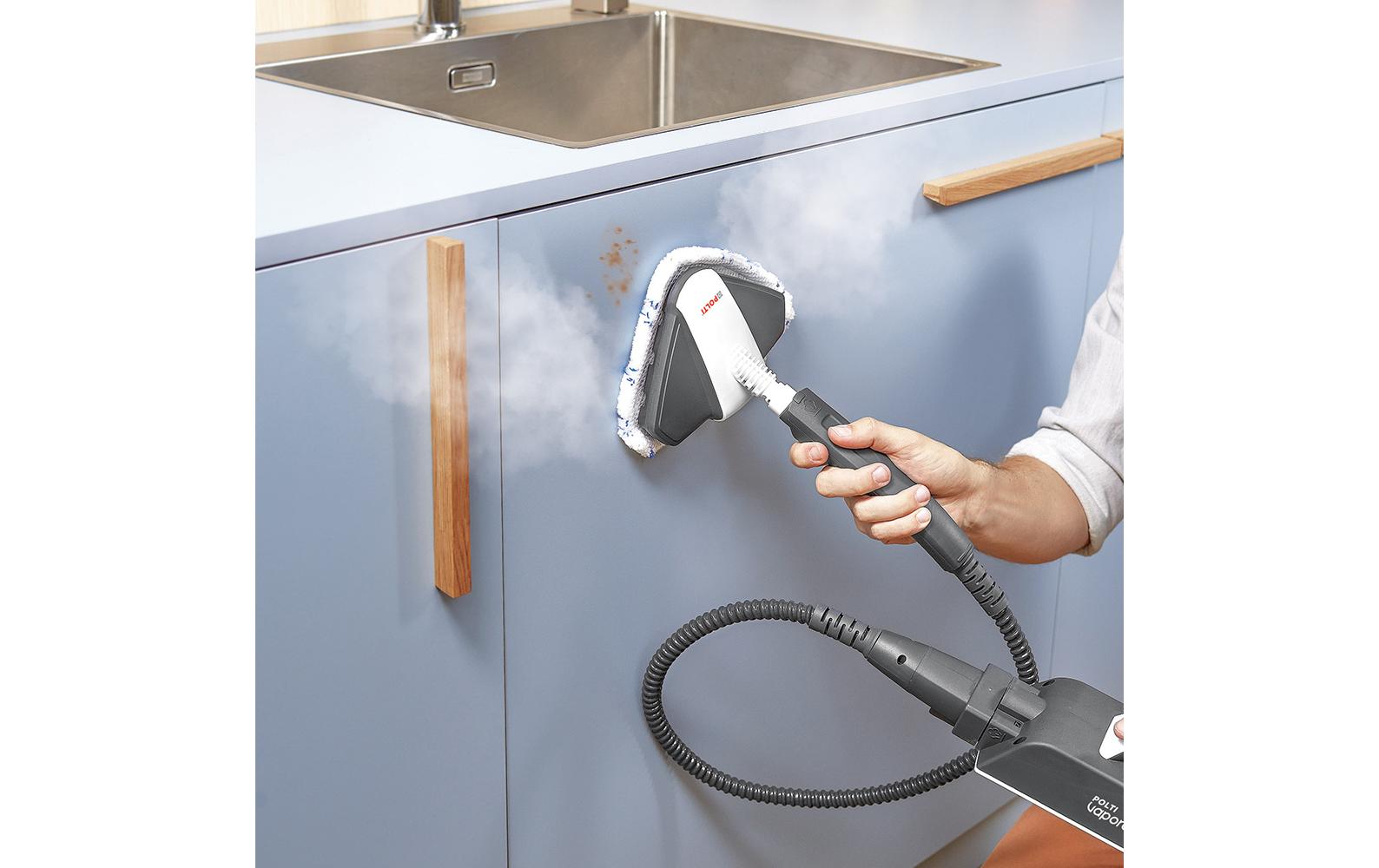 Polti PAEU0400 – Wischbezug, Schwarz, Weiss – für SV660, SV650, SV620 und andere, 3 Stück
