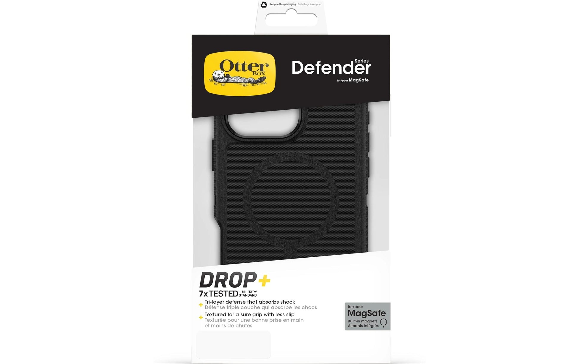 OtterBox Backcover Defender – für Apple iPhone 16 Pro Max – schwarz – MagSafe-kompatibel