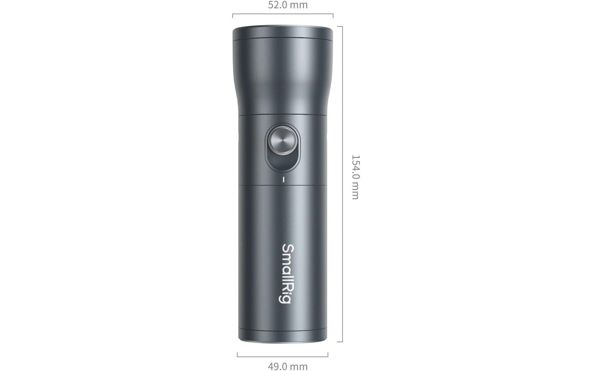 SmallRig RF 10C LED-Licht – 10 W, 1570 Lux, 5600 K, dimmbar – 154 × 49 × 52 mm – Schwarz – für RA-S200