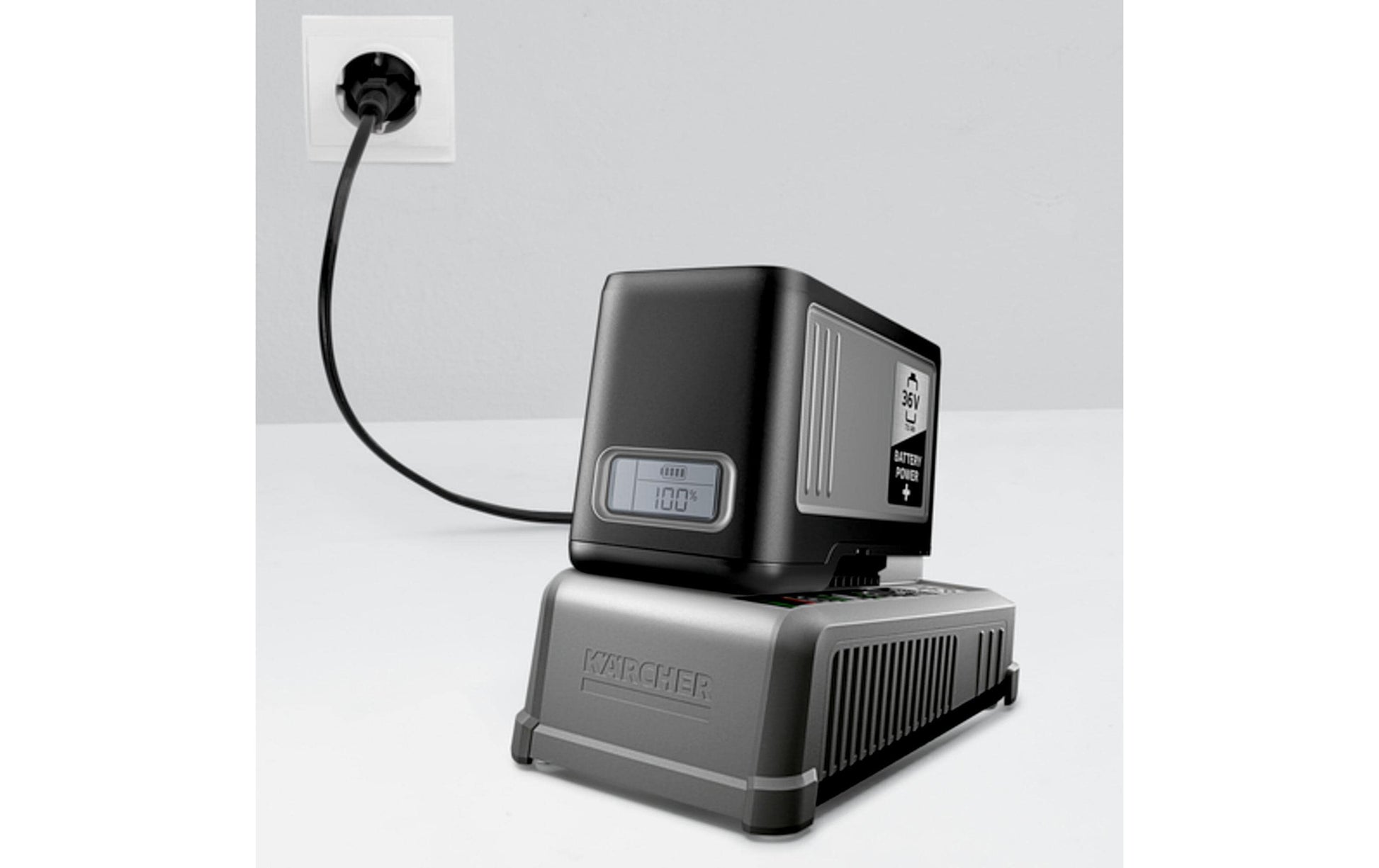 Kärcher Akku- & Ladegerät-Set 36 V 7,5 Ah – 2 Stk – für Kärcher