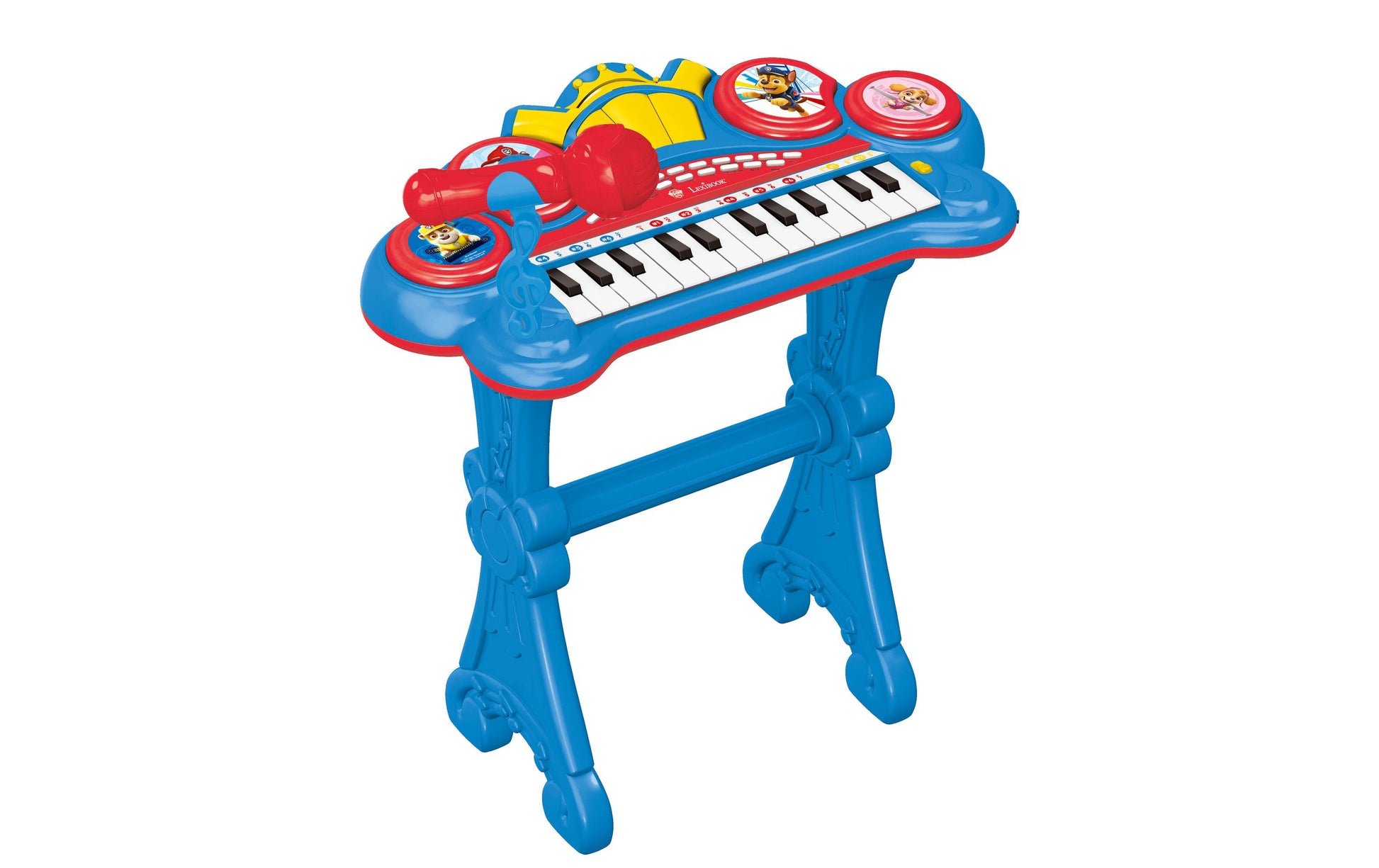 Lexibook Klavier PAW Patrol – 24 Tasten, mit Sitz, Mikrofon, Aux-In – 41 × 59 × 21 cm – ab 3 J.