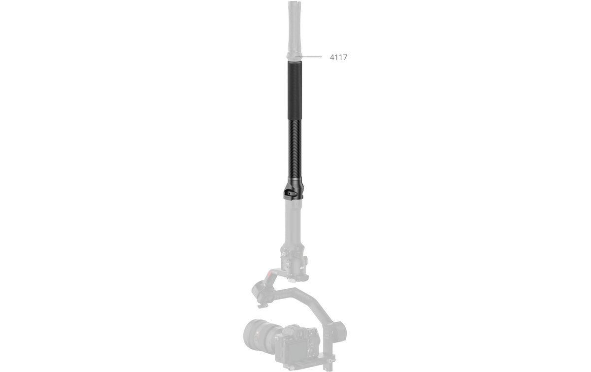 SmallRig Verlängerungsarm – für DJI RS 3 Mini, RS 4, RS 4 Pro und andere – Schwarz – 38 × 60 × 374 mm, 275 g
