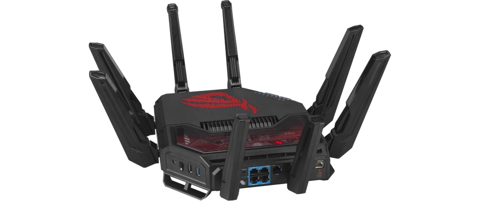 ASUS ROG Rapture GT-BE19000 Tisch-Router – Wi-Fi 7, Ethernet – Netzstrom 110–240 V