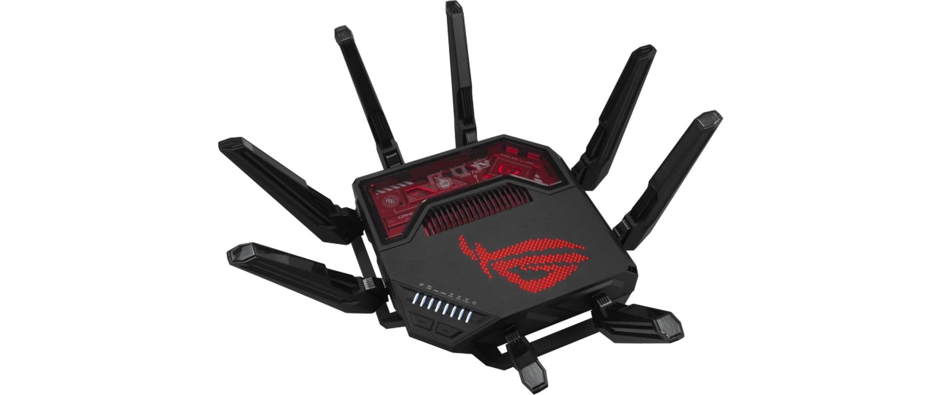ASUS ROG Rapture GT-BE19000 Tisch-Router – Wi-Fi 7, Ethernet – Netzstrom 110–240 V