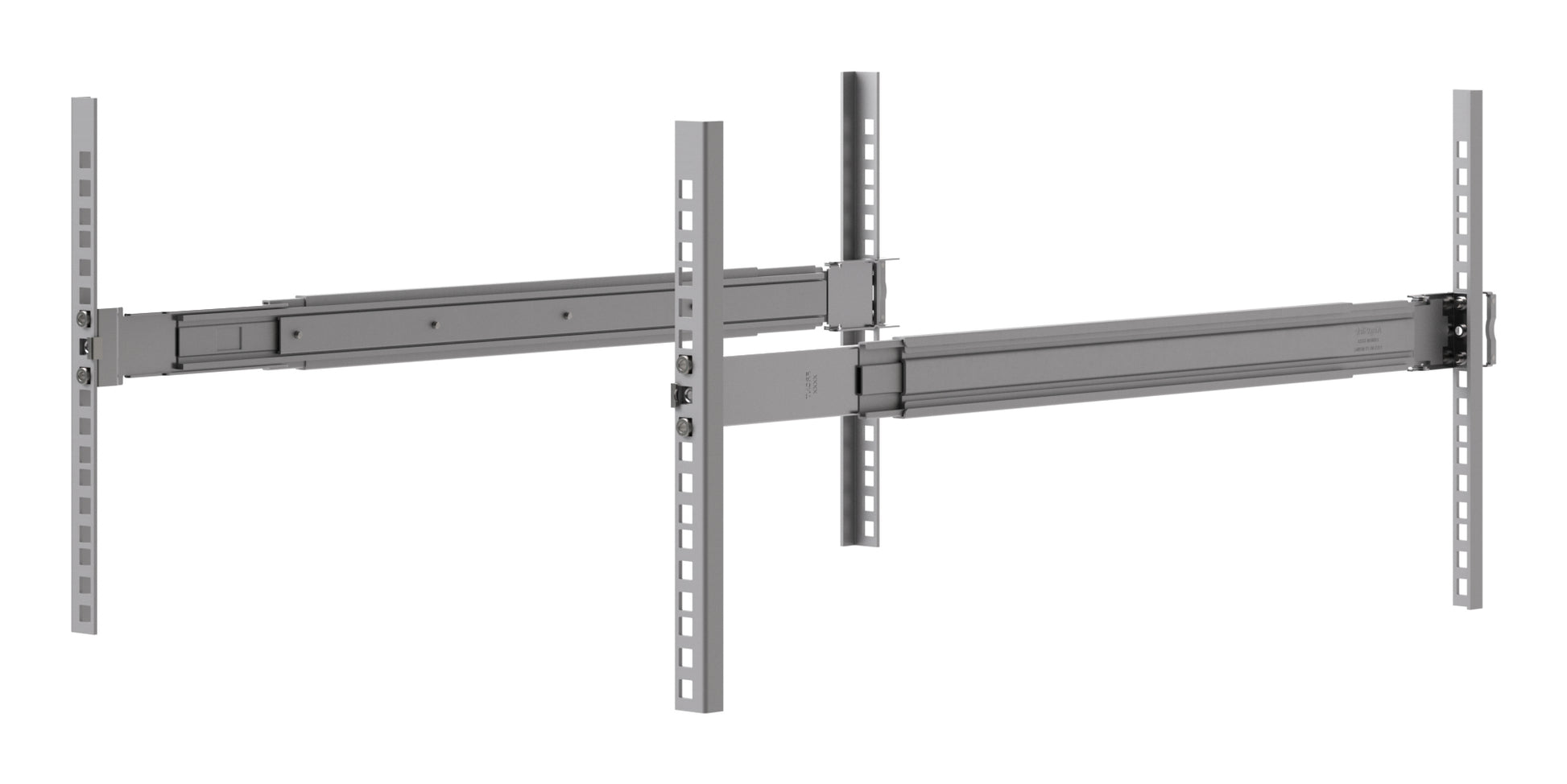 Ubiquiti UACC Rack-Schienen Slide – Regal-Schiene, für USW-Pro-XG/Pro-HD Modelle, 45 kg, Tiefe 60–106,6 cm, Grau