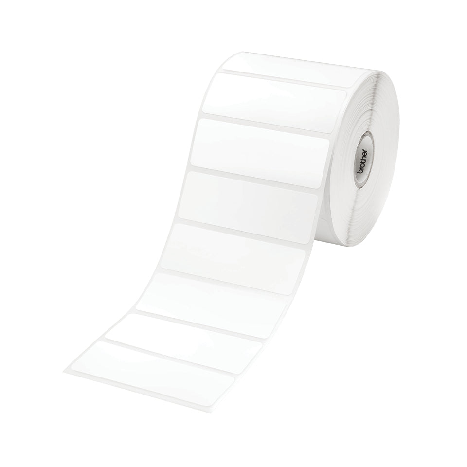 Brother Etiketten, 76 mm × 26 mm, weiss, Papier, permanent, 1552 Etiketten