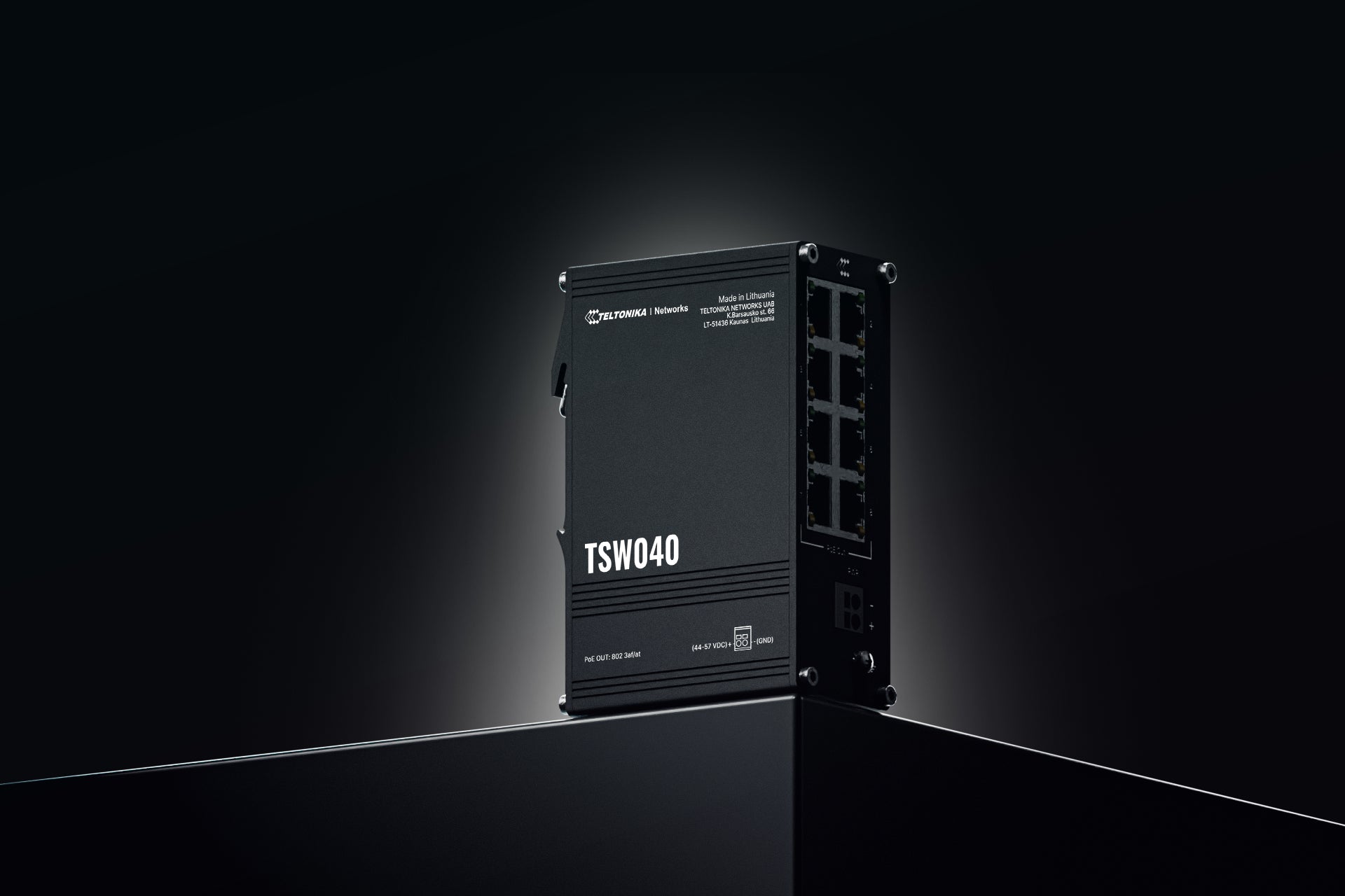 Teltonika NETWORKS TSW040 – Switch – 8×10/100, PoE+ 240 W