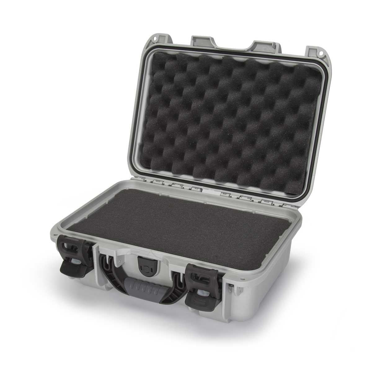 Nanuk Schutzkoffer 915 – Kunststoff, Silber, 39,1 × 17,3 × 30,7 cm