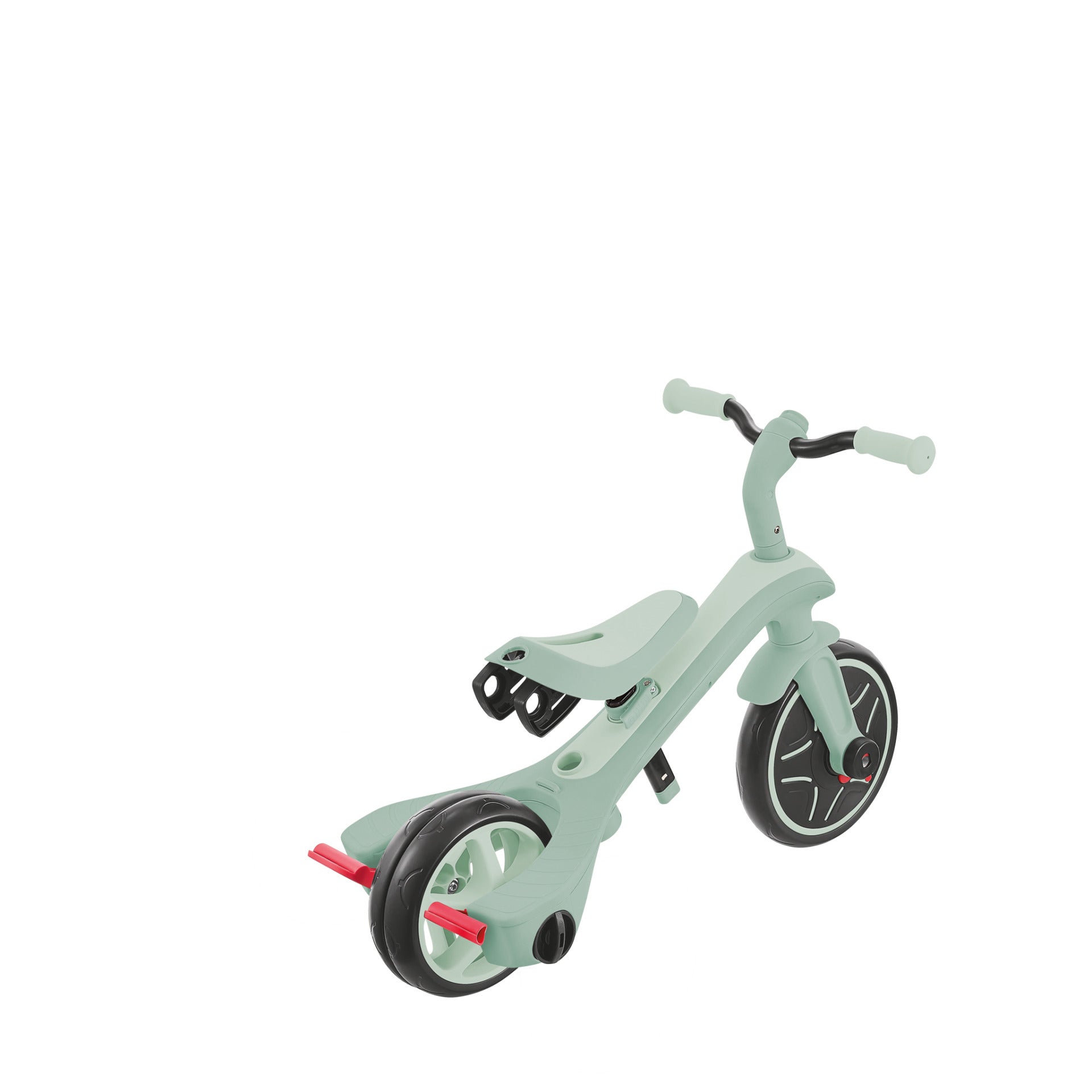 Globber Explorer 4-in-1 Dreirad – Schiebestange, verstellbarer Sitz – Ø 25,4 cm – ab 10 M. – Pistazie