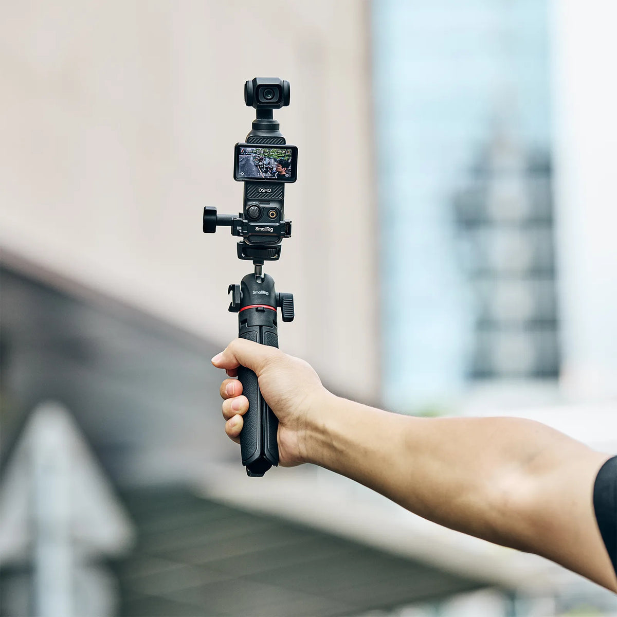 SmallRig 5607 Cage-Adapter – 1/4"-20-Gewinde, Aluminium/PC – für DJI Osmo Pocket 3 – Schwarz