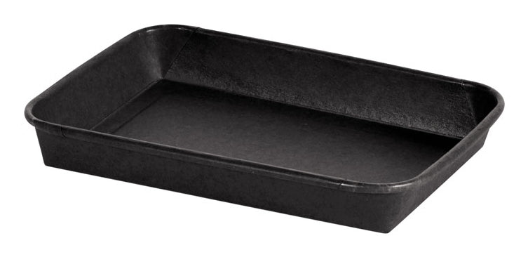 Duni Schale Contrast, Papier (PE-beschichtet), rechteckig – 400 ml, 185 × 129 × 24 mm, schwarz – FSC – 200 Stk