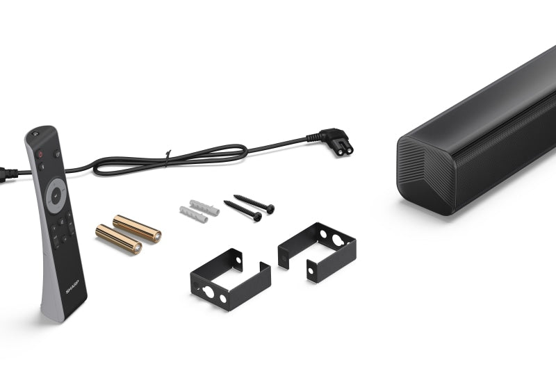 Sharp HTSB145 – Soundbar – 2.0, HDMI ARC, Bluetooth 5.3, 150 W – Schwarz