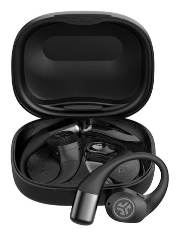 JLab Epic Open Sport Ohrbügel True Wireless – TWS, ANC, mit Ladecase, Schwarz, BT 5.4