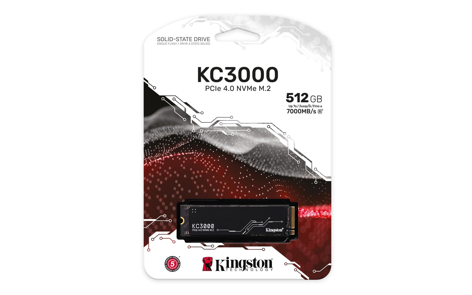 Kingston KC3000 – 512 GB, M.2 2280, PCIe 4.0 NVMe