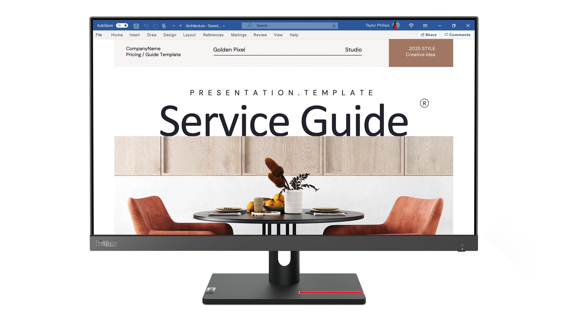 Lenovo ThinkVision S24I-30 – Monitor, 23,8" 1920 × 1080 (Full HD)