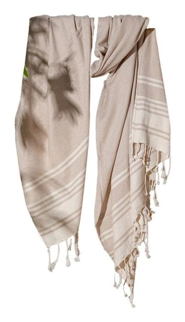 Foutastic Strandtuch New Diamond – 90 × 170 cm, Beige, 60% Baumwolle/40% Polyester