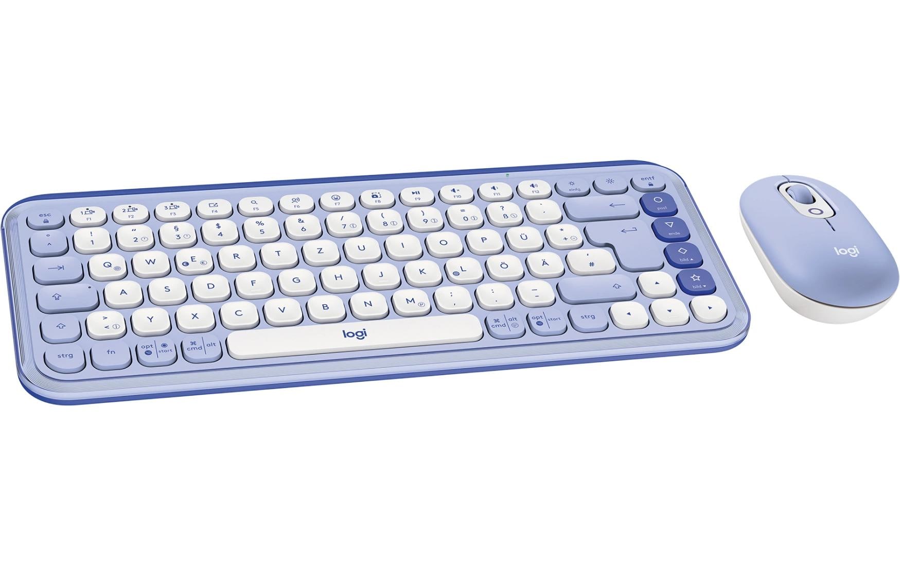 Logitech POP Icon – Tastatur, CH-Layout (DE-CH), Flieder