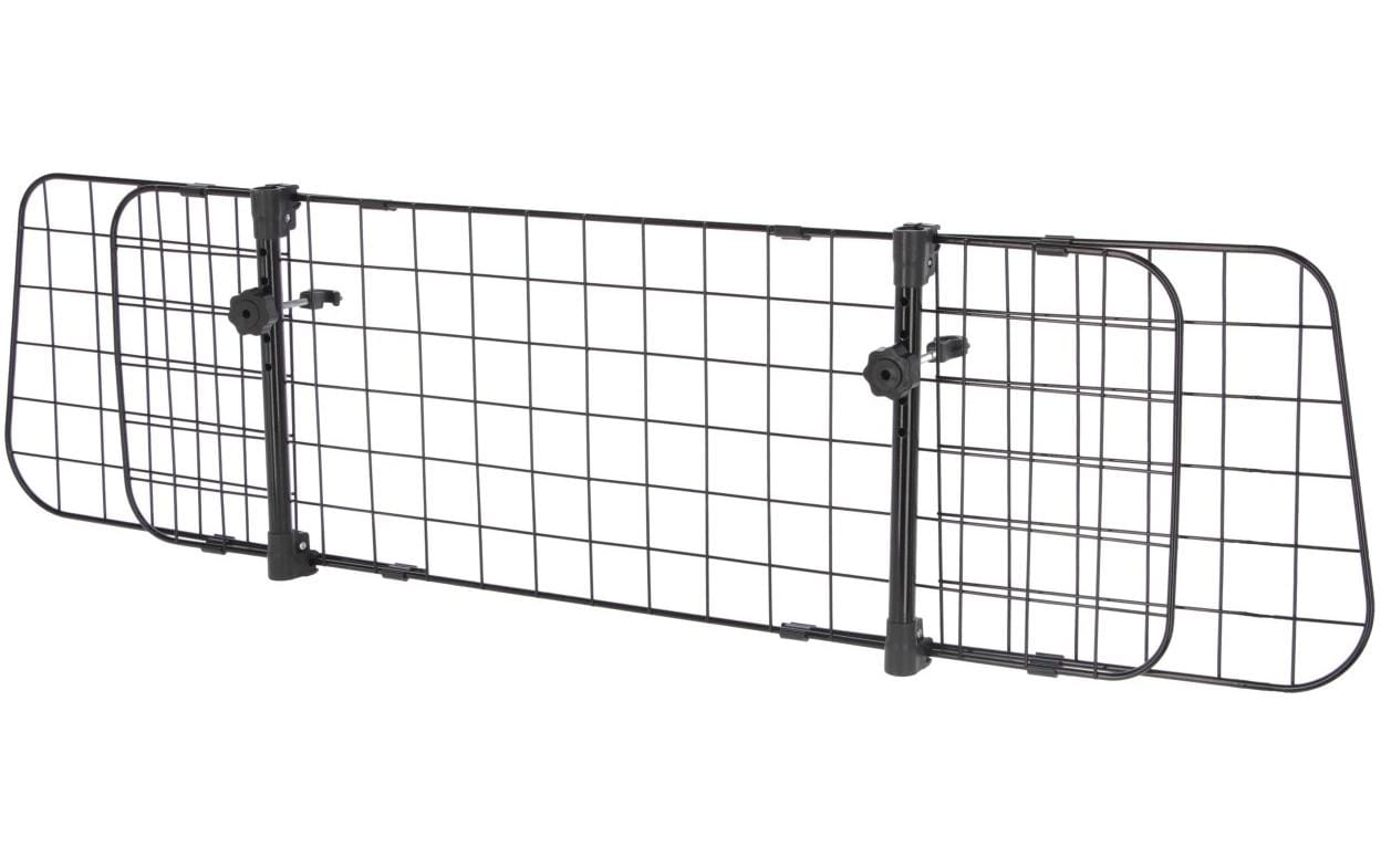 Kerbl Autoschutzgitter – verstellbar 96–145 × 30 cm – schwarz, Metall – 1 Stk.