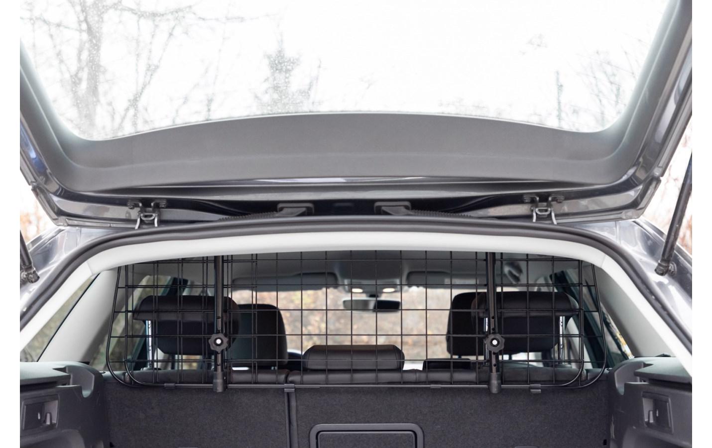 Kerbl Autoschutzgitter – verstellbar 96–145 × 30 cm – schwarz, Metall – 1 Stk.