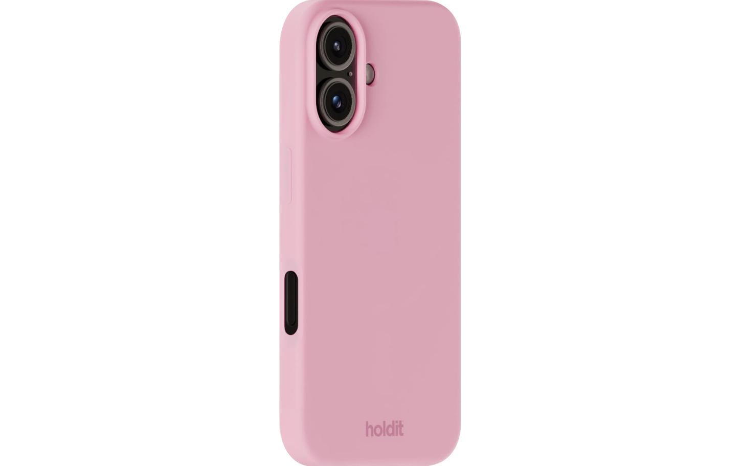 HoldIt Backcover – für Apple iPhone 16 Plus, Silikon, Pink