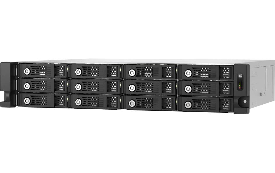 QNAP TL-R1200PES-RP – 12-Bay Rack 2U – für 2,5"/3,5" HDD/SSD, SATA