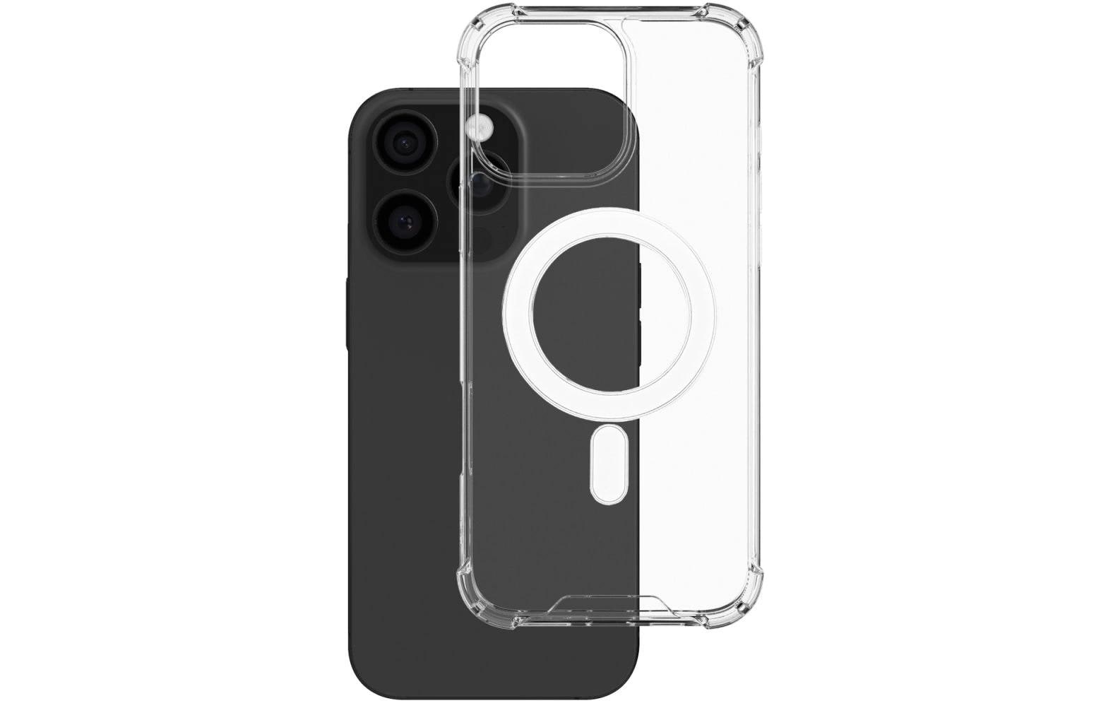 4smarts Hybrid Case Ibiza Backcover – für Apple iPhone 16 Pro, PC+TPU, Transparent, bis 1,2 m sturzsicher