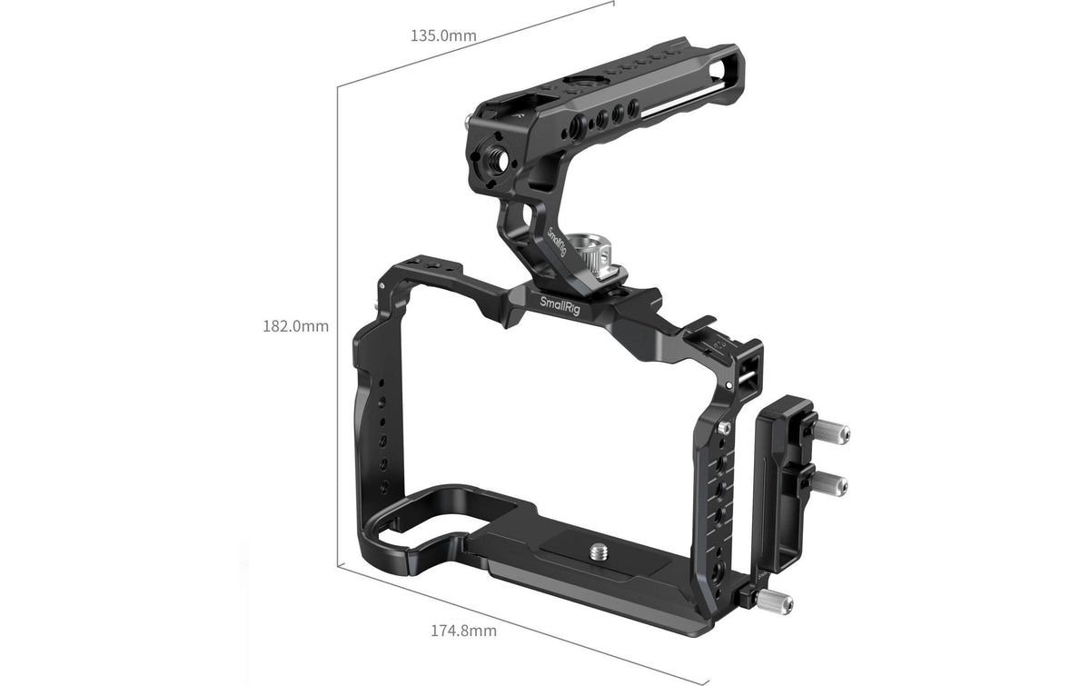 SmallRig Kamerakäfig-Kit – für Nikon Z 6III – 174 × 182 × 135 mm – Schwarz