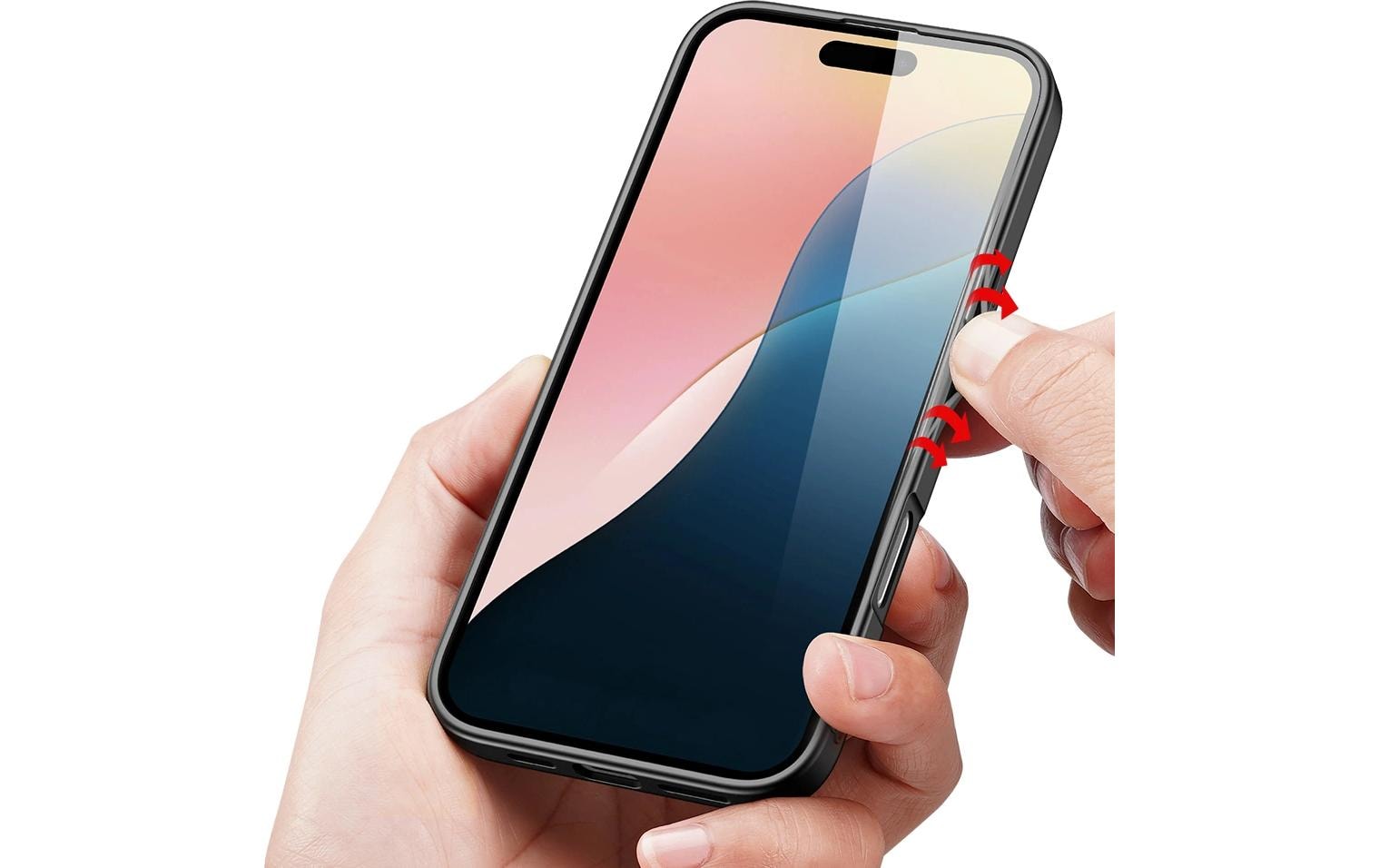 Nevox – Backcover StyleShell NYLO – für Apple iPhone 16 – schwarz – Nylon