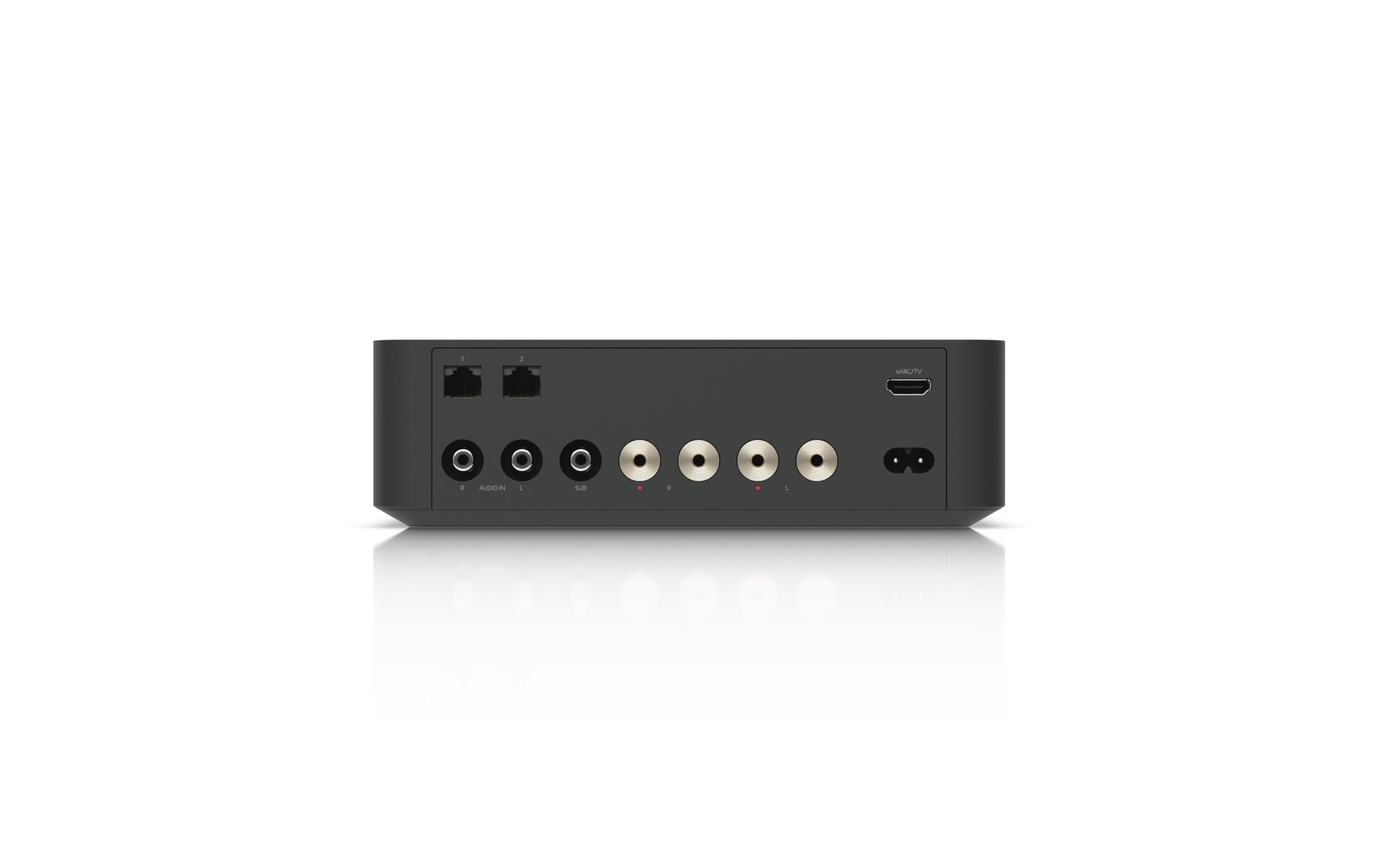 Ubiquiti 135357 – Stereo-Vollverstärker, 2×130 W (8 Ω), RCA, Bananenstecker, schwarz