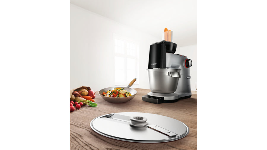 Bosch Schneidwendescheibe, Ø 16,6 cm, Edelstahl – für Bosch OptiMUM, MUZ9SC1