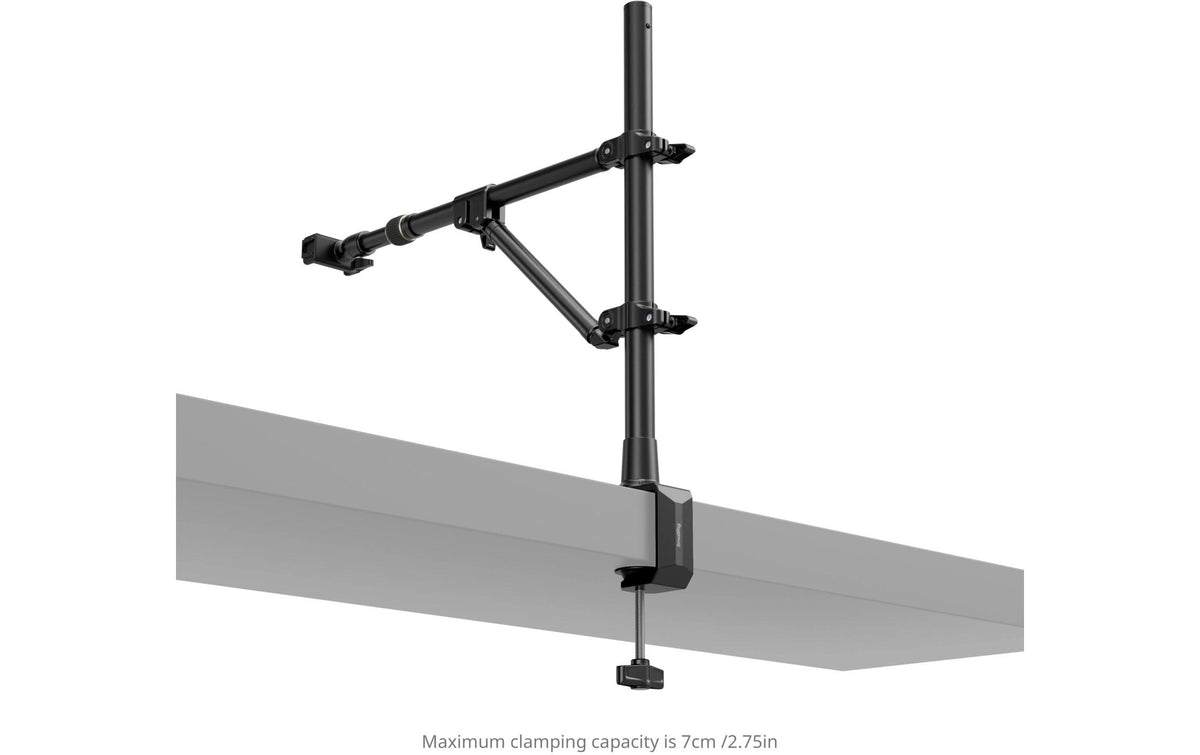SmallRig 4304 Desktop-Overhead-Halterung – 3 kg, höhenverstellbar, 1/4"-Gewinde – für alle Marken – Schwarz