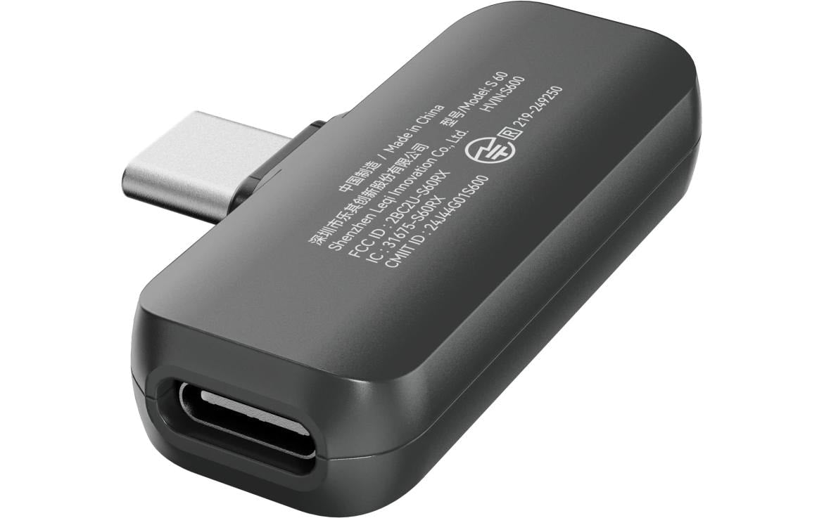SmallRig S60 Ansteckmikrofon Set – USB-C, Kabellos, 24 Bit/48 kHz, für iPhone 15 Serie/Android, Schwarz