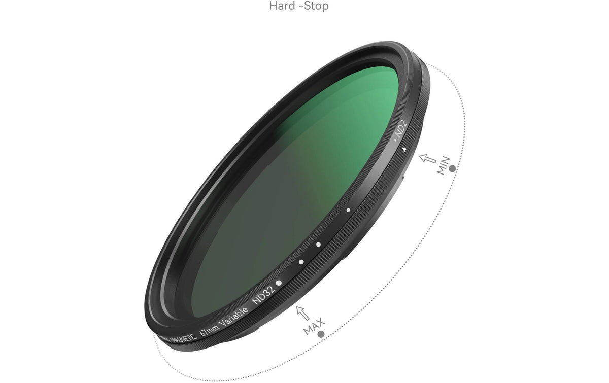 SmallRig 5-in-1 Filter-Set 67 mm – VND 2–32, CPL, 1/4-Effekt Black Mist – 3er-Pack