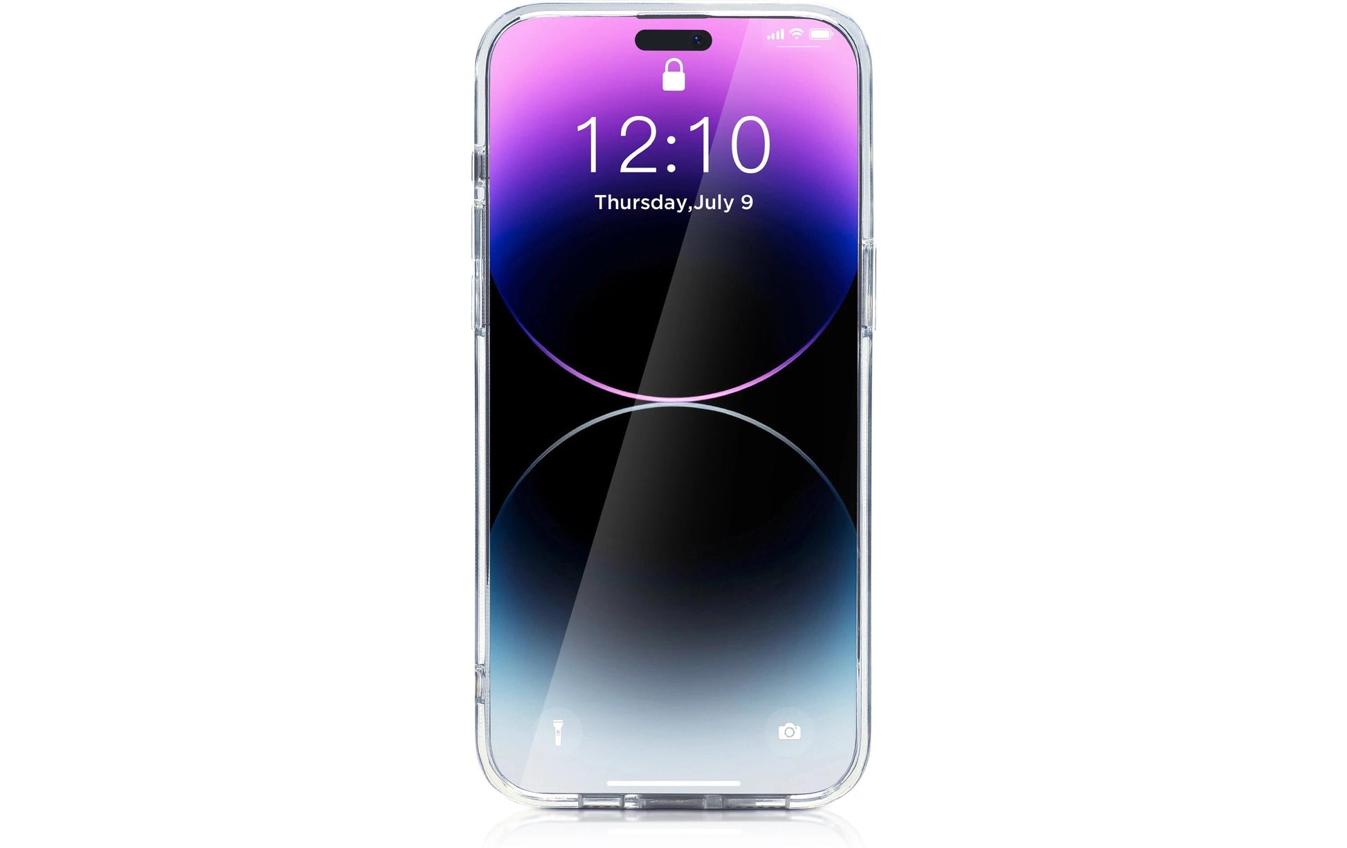 nevox StyleShell SHOCKFlex Backcover – für Apple iPhone 16 Pro Max, mit Ständer, Metall+PC+TPU, transparent