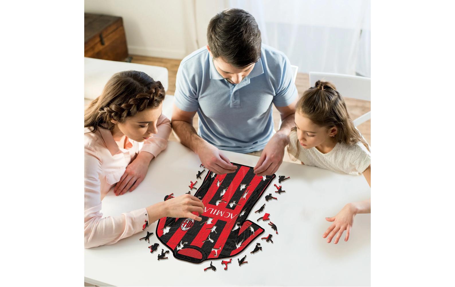 Iconic Puzzles Puzzle AC Milan Trikot – 270 Teile – 30 × 38 cm – ab 10 J.