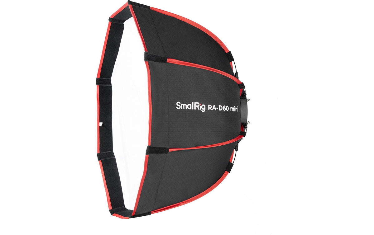 SmallRig RA-D60 Parabolische Softbox – Ø 600 mm, Tiefe 360 mm – für SmallRig RC 60/100 COB Videoleuchte – Schwarz