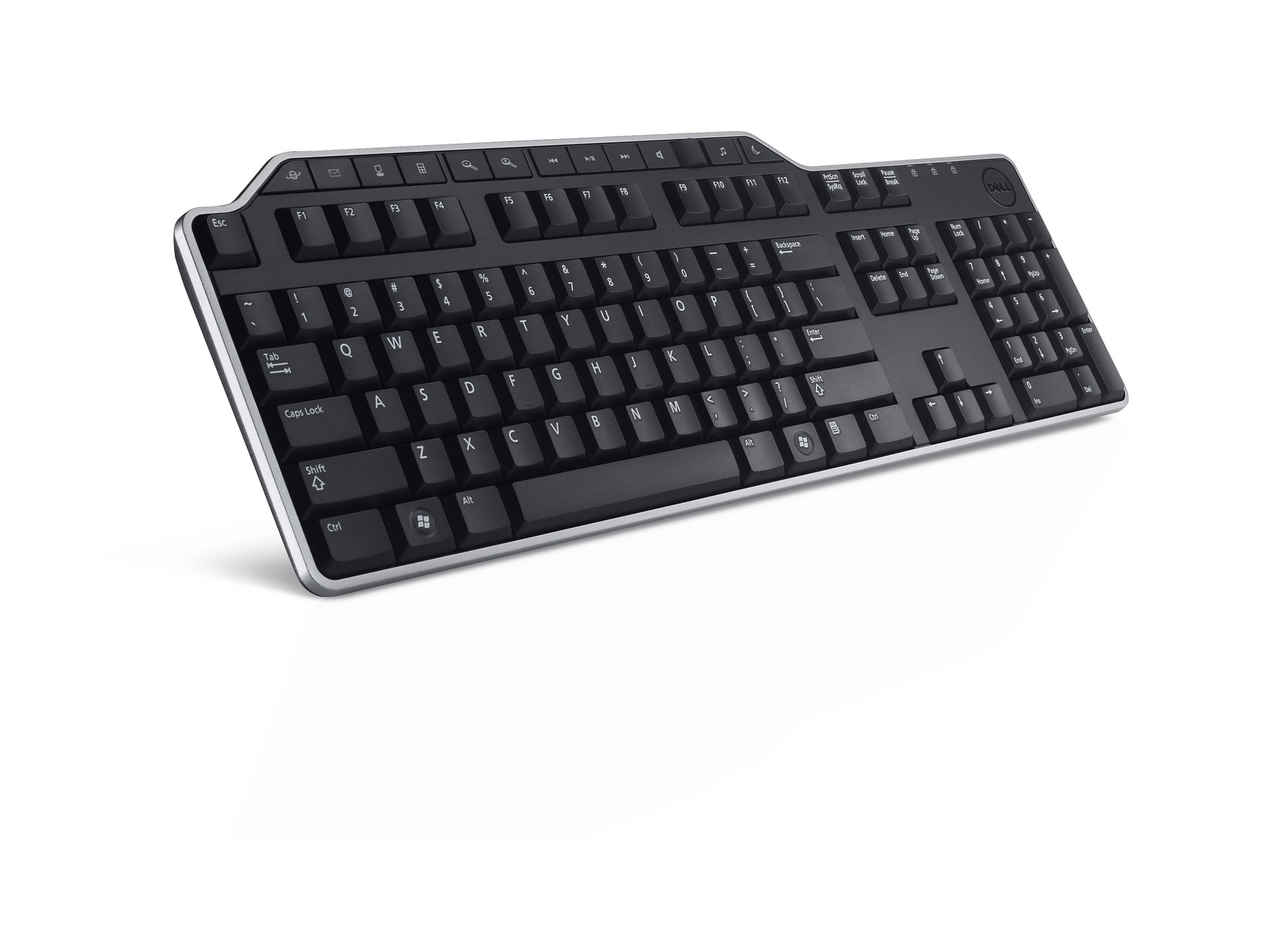 Dell KB522 – Tastatur, kabelgebunden (USB-A), US-Layout (EN), Fullsize (mit Ziffernblock), schwarz