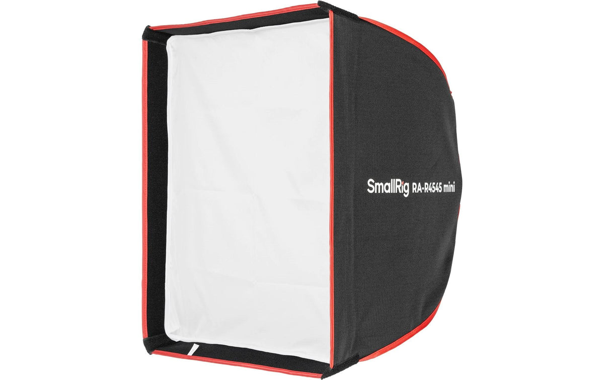 SmallRig RA-R4545 mini Quadratische Softbox – 450 × 450 × 350 mm – für SmallRig RC 60/100 COB Videoleuchte – Schwarz