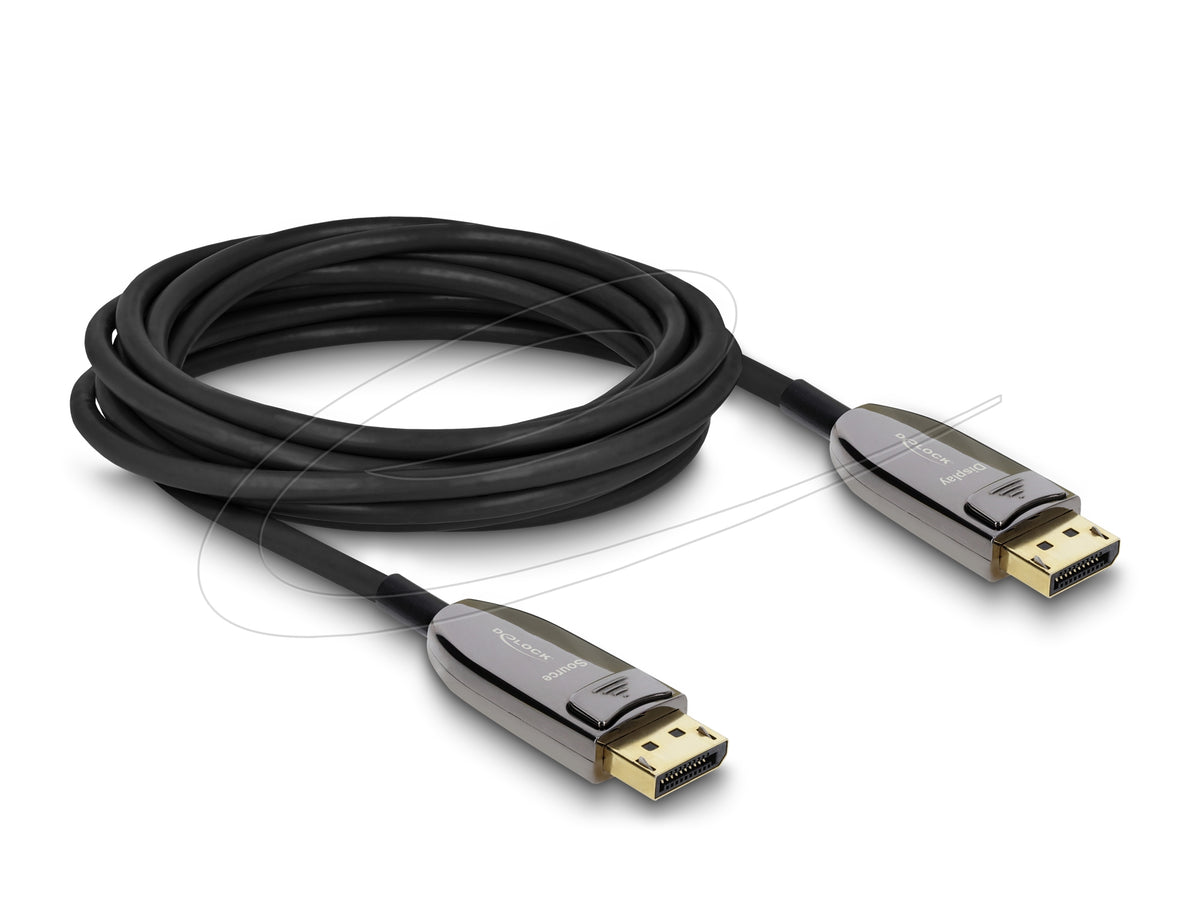 DeLOCK DisplayPort Kabel DP 2.1 8K 60 Hz – 5 m – AOC, HDR