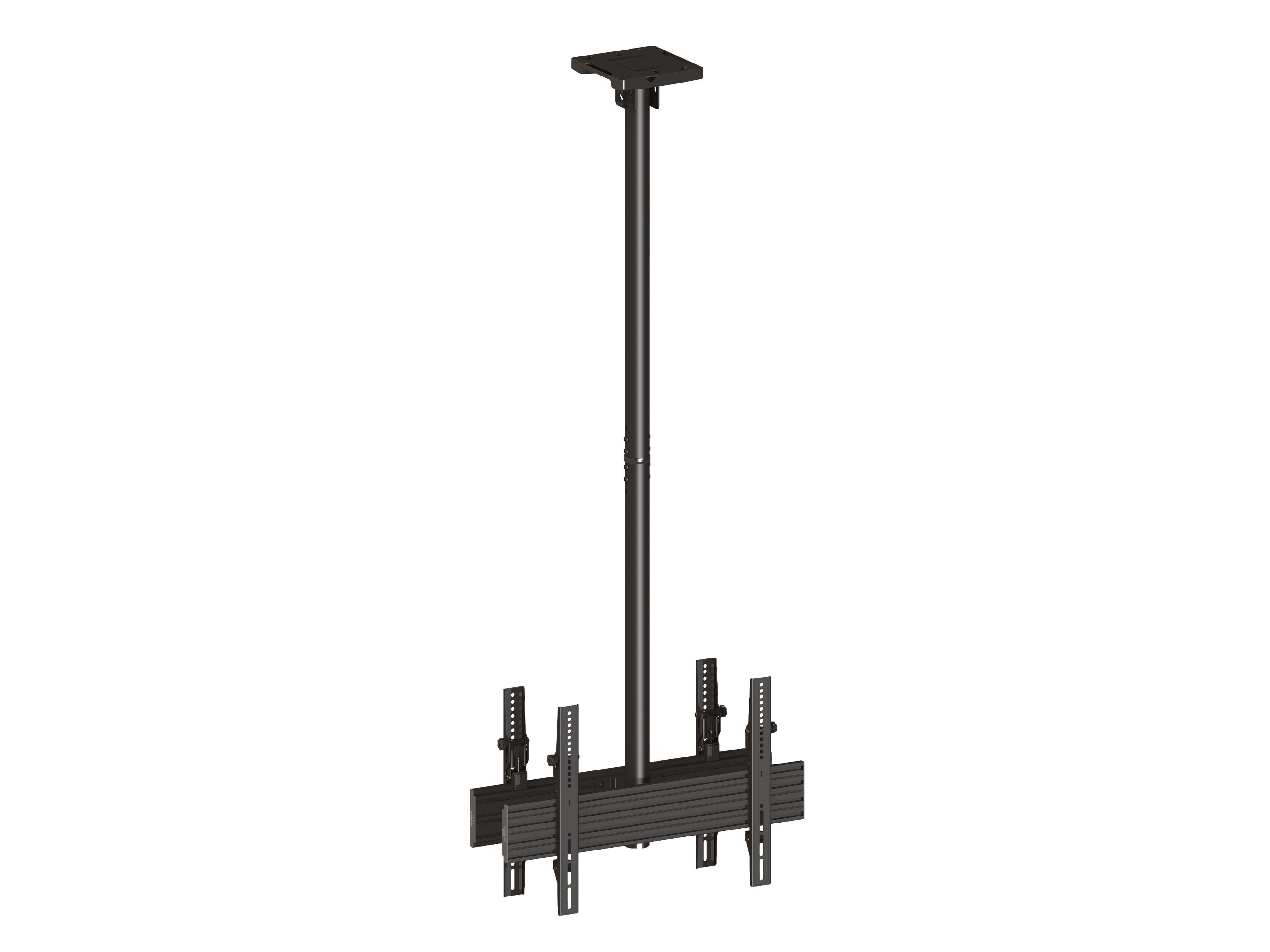 Multibrackets Pro MBC1UX2 – Deckenhalterung, für 2 Displays, neigbar, bis 65", VESA 600×400, bis 100 kg