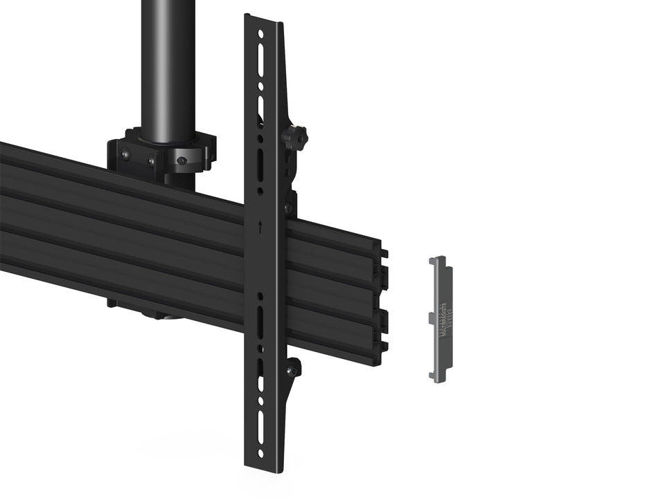 Multibrackets Pro MBC1UX2 – Deckenhalterung, für 2 Displays, neigbar, bis 65", VESA 600×400, bis 100 kg